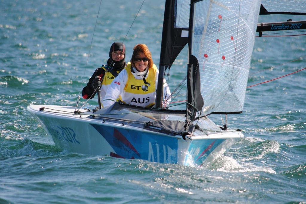 Gold medalists SKUD18 - Day 5 of the 2012 Paralympics at Portland  © David Staley - IFDS 